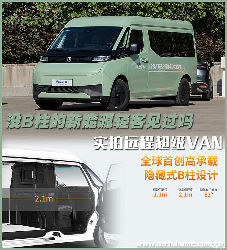 没有B柱的轻客见过吗 实拍远程超级VAN